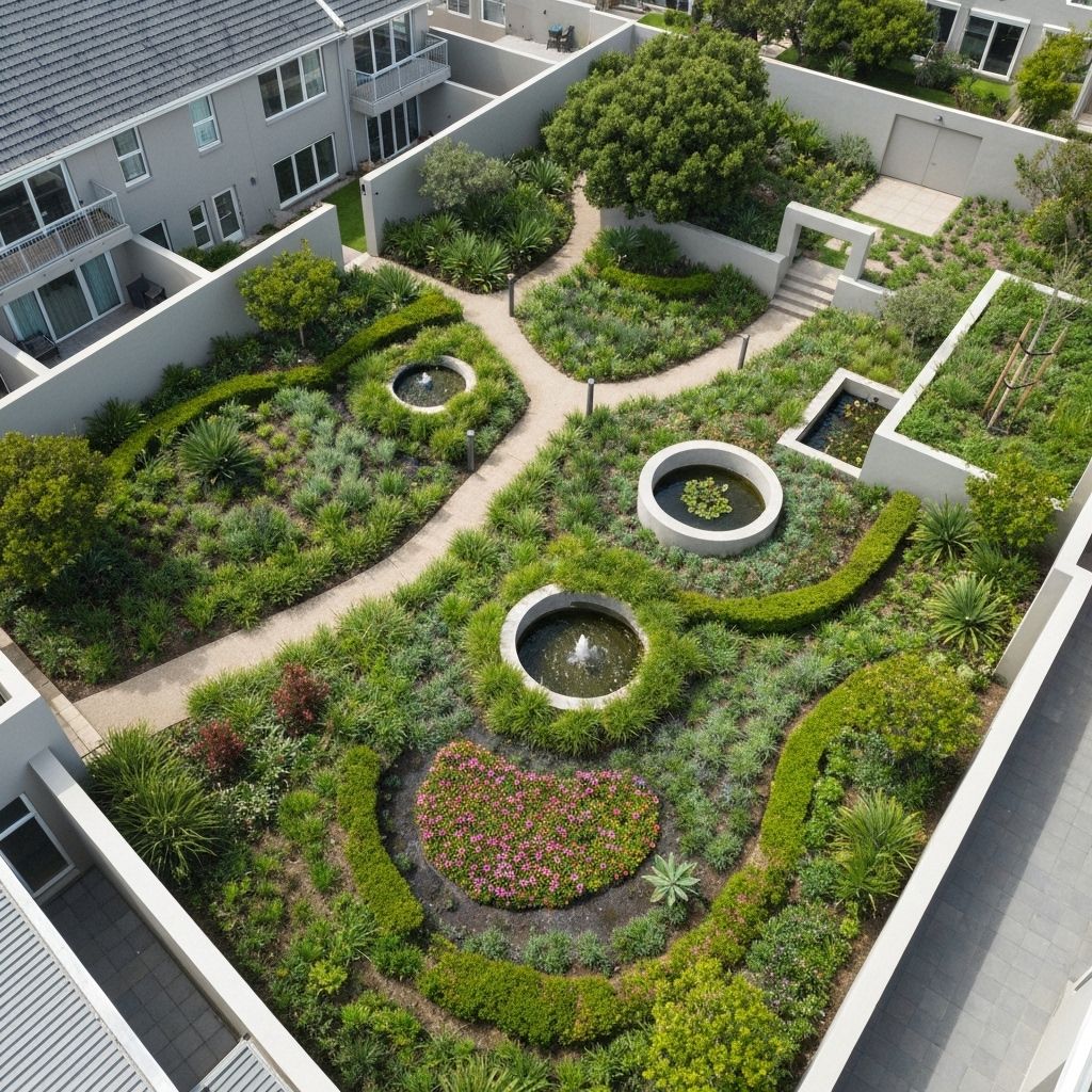 Completed landscape project